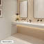 Lavabo de salle de bain rectangulaire à surface solide 18,7 po FRALIMK