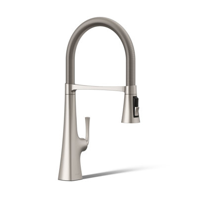 Graze Single Handle Kitchen Faucet with 21-9/16" Spout