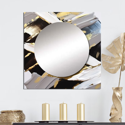 Kimika - Abstract Large Square Mirror For Wall Art Decor