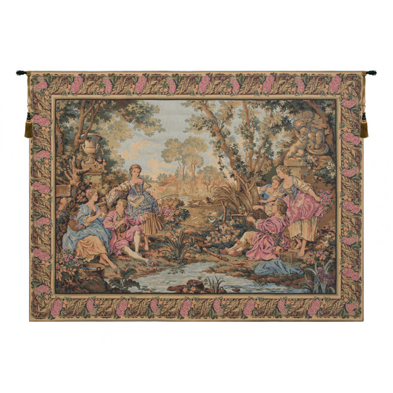 Loom Woven Cotton Blend Wall Hanging, 26" H x 38" W