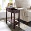 Table de bout moderne avec rangement rabattable et tablette ouverte Jonica-982308252