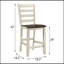 Oak And Antique White Counter Height Stools (Set Of 2)