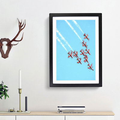 Fighter Jet Air show - Framed Print