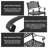 5-piece Cast Aluminum Patio Dining Set With Umbrella Hole And Wide Seat