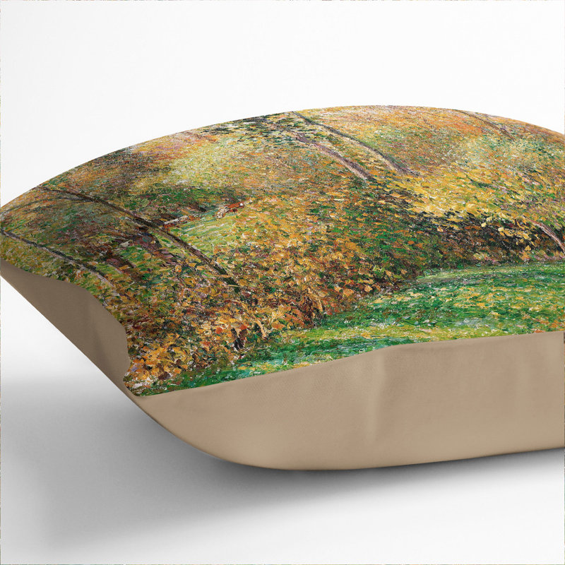 Autumn Wood Scatter Cushion, Stone, 55cm H x 55cm W x 20cm D