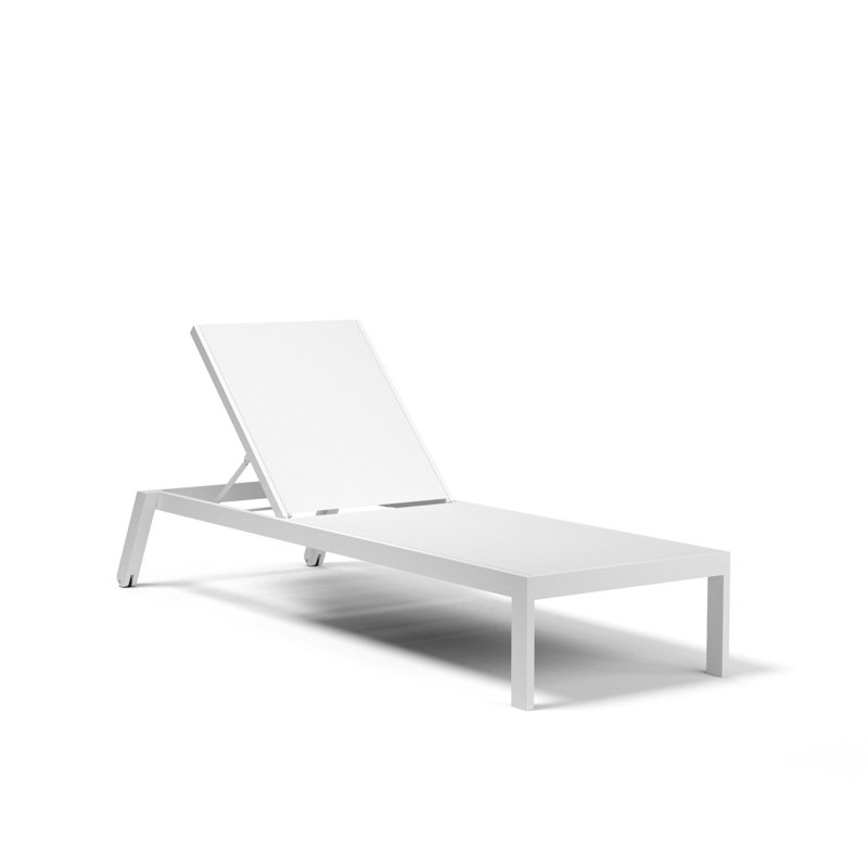 Chaise longue empilable Poinsettia