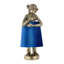 Lampe de table singe en résine dorée 21 "avec abat-jour-378896215-378896208