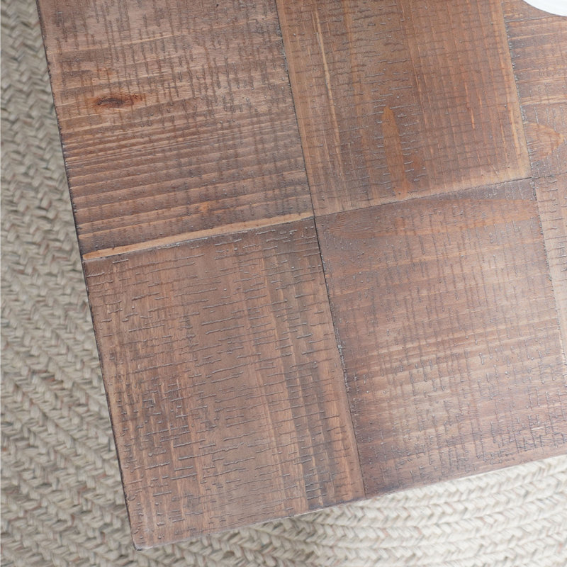 Table basse rustique en bois industriel