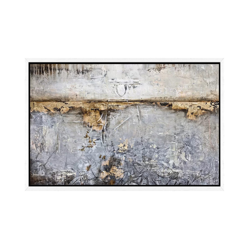 Of Other Times - Painting on Canvas, 66.04 cm H x 45.72 cm W, White Framed