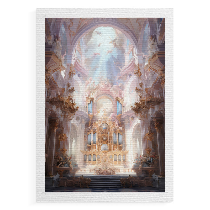 Série Religious LII - reproduction sur toile de qualité supérieure seulement - non encadrée - prête à être accrochée