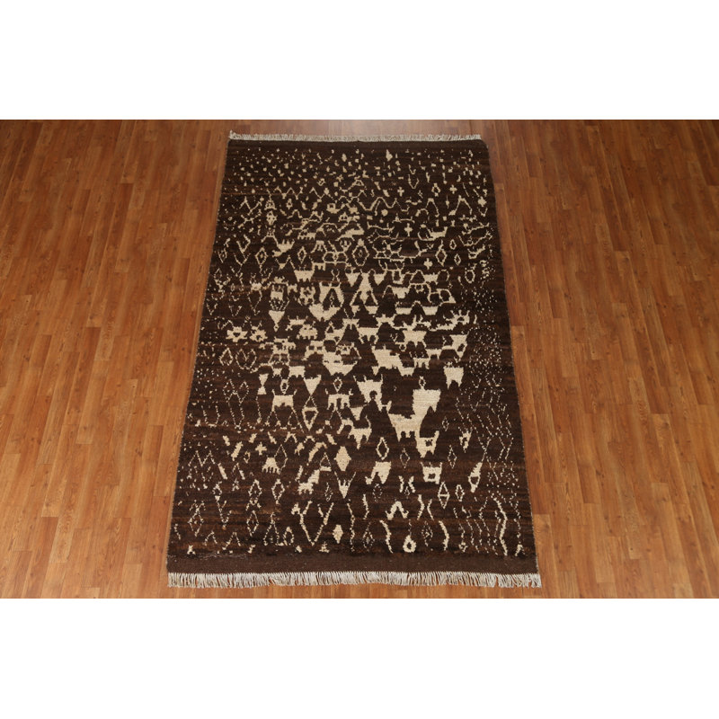 Tapis tribal marocain oriental fait à la main 5 x 8