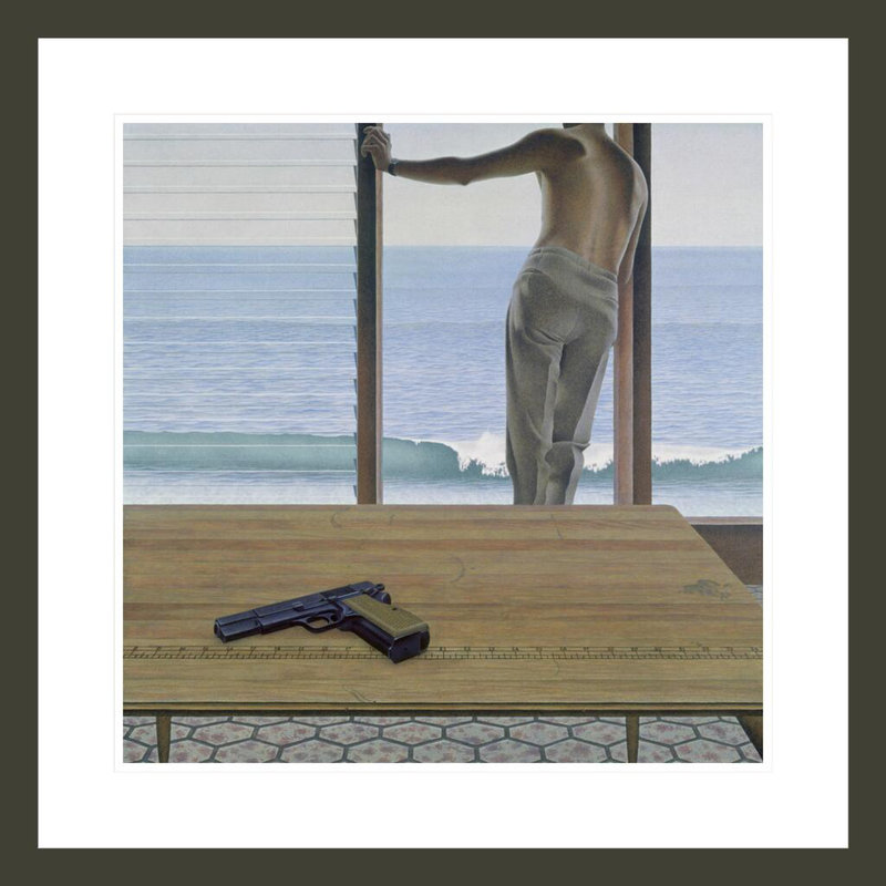 «Pacific» par Alex Colville - impression giclée sur cadre, H 23,5 po x l 23,5 po