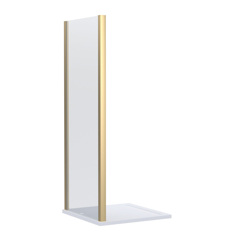 nuie Lucie 1000mm Brushed Brass Side Panel