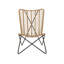 Chaises d'appoint d'extérieur (ensemble de 2) - Finition en osier, capacité de 400 lb