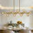 16 - Light Dimmable Bubble Glass Sputnik Modern Linear Chandelier-1778535601