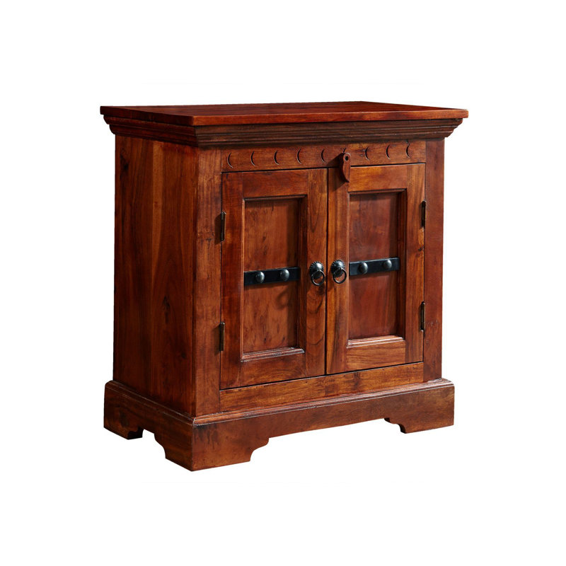 Oxford Solid Wood 65cm W Chest of Drawers, Nougat
