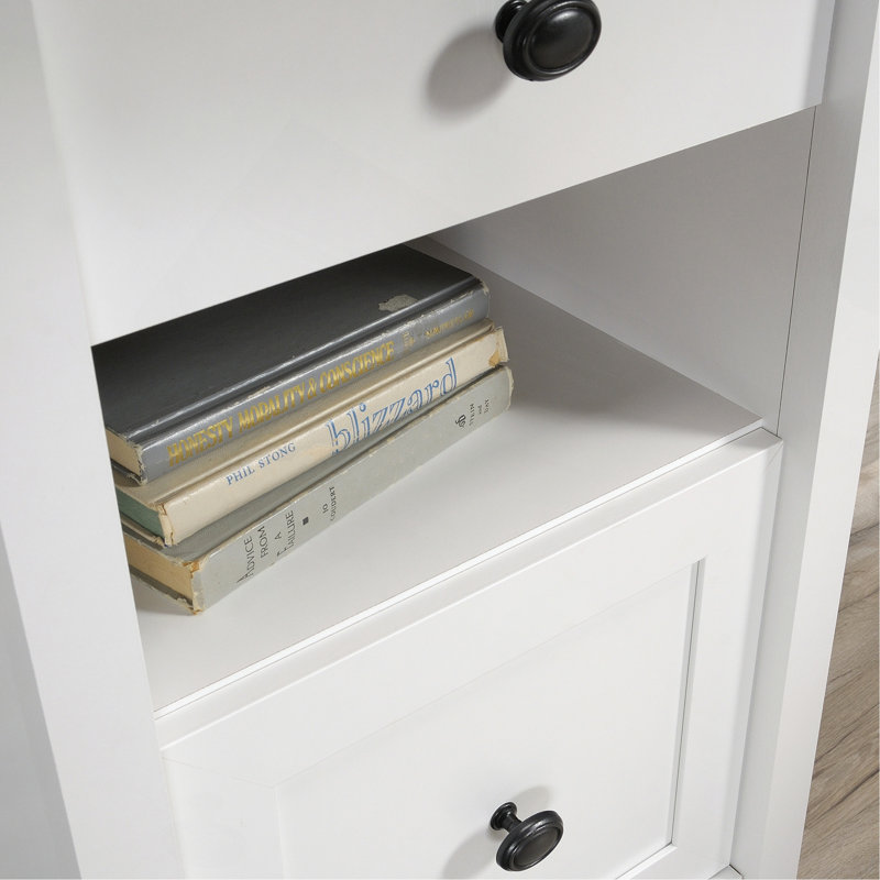L-Shaped Desk, Finish, White