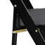 4 chaises pliantes en bois massif - Siège rembourré noir Facile à plier et peu encombrant, confortable pour les occasions intérieures et extérieures de coussin, de cadre, de pli, de salle à manger, de cuisine, de balcon, de fonctions-752884415