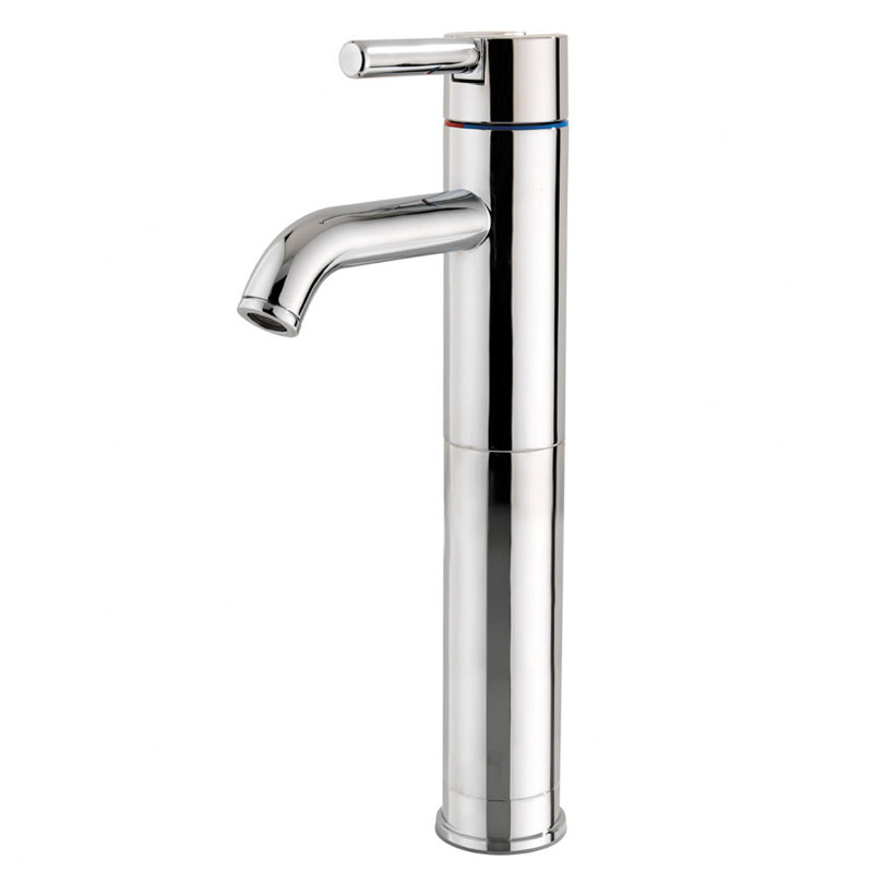 Contempra Vessel Sink Bathroom Faucet, Polished Chrome