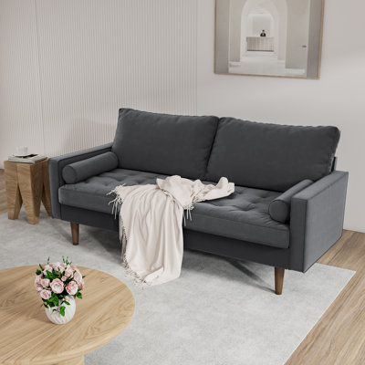 Collington 70" Square Arm Tufted Seat Sofa