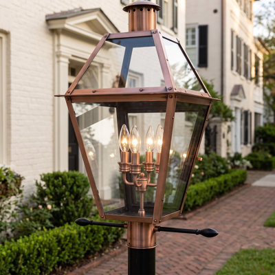 Tête de lanterne d'extérieur 4 lumières Rue De Royal
