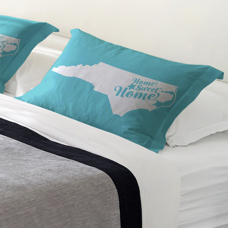 Sham Set, Microfiber, King, Teal