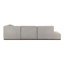 Adler Outdoor 4PC Sectional-LAF Bumper Chaise-Concha Fog-1129653594