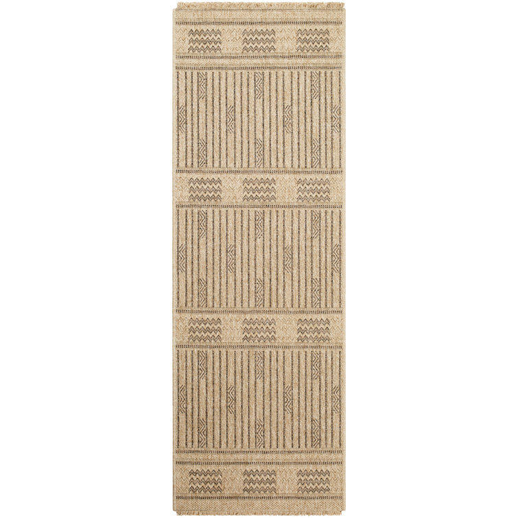 Klara Boho Jute-Look Beige Area Rug