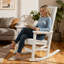 Chaise berçante d'extérieur en plastique Alizay-1314980028