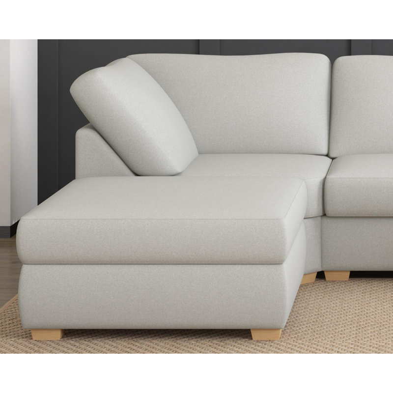 Nestle U Shape, Fixed Back, Mink Polyester