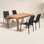 Cenka 63" Teak Patio Dining Set