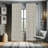 Doodle Semi-Sheer Rod Pocket Curtain Panels-270425258