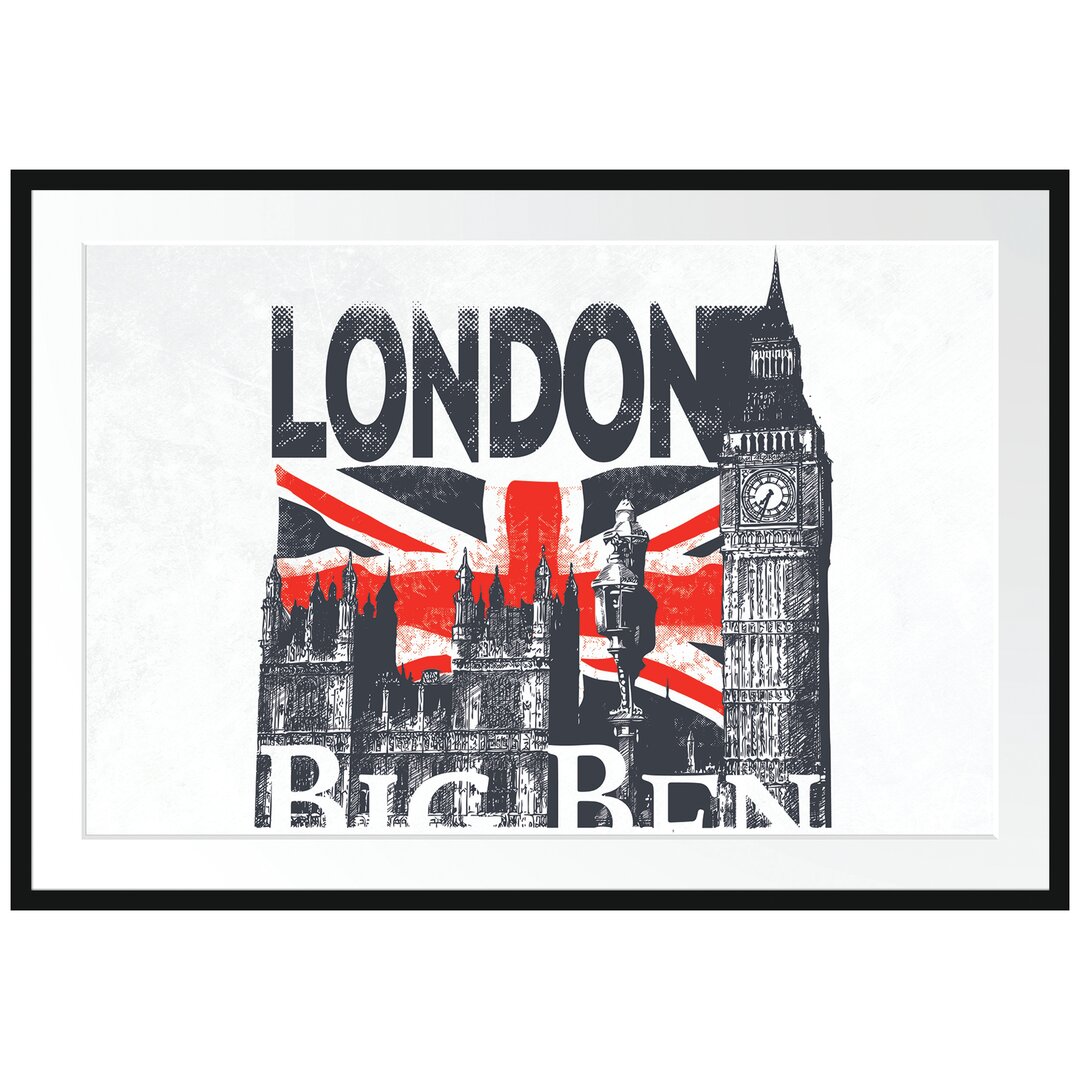 Gerahmtes Poster The Big Ben Light