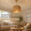 Lustre en rotin Boho