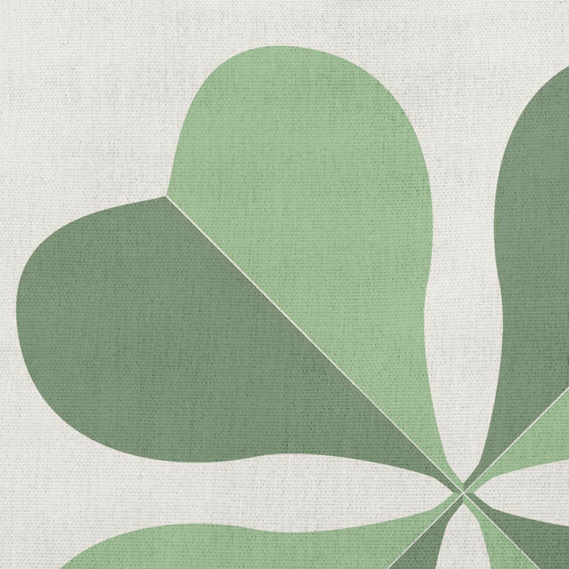 Housse et insert de coussin décoratif décoratif Lucky Clover St. Patrick's Day, Laurier vert