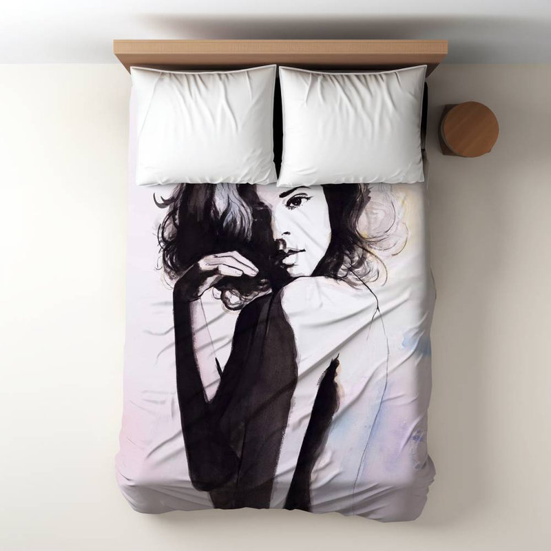 Duvet Cover Prints Polyester Sateen Duvet Cover