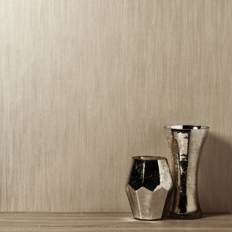 Milano Crepe Textured Wallpaper, Gold