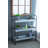 35X12.5X40" Homestead Galvanized Shelf Display 3-Tier
