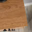 Commode 4 tiroirs en bois brun avec tiroirs simples et sous le lit, brun