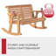 Banc à bascule robuste double traité 800 lb Mission, porte-gobelets-72018335