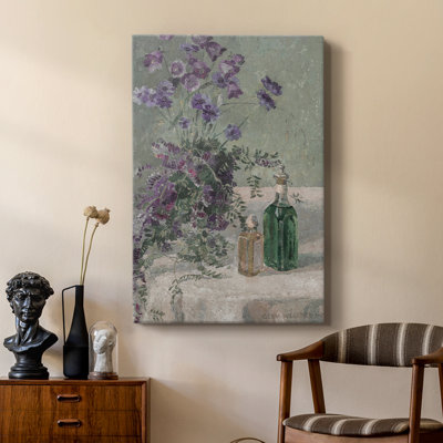 Vintage Floral Print CCLXXIII -Custom Wrapped Gallery Cavas