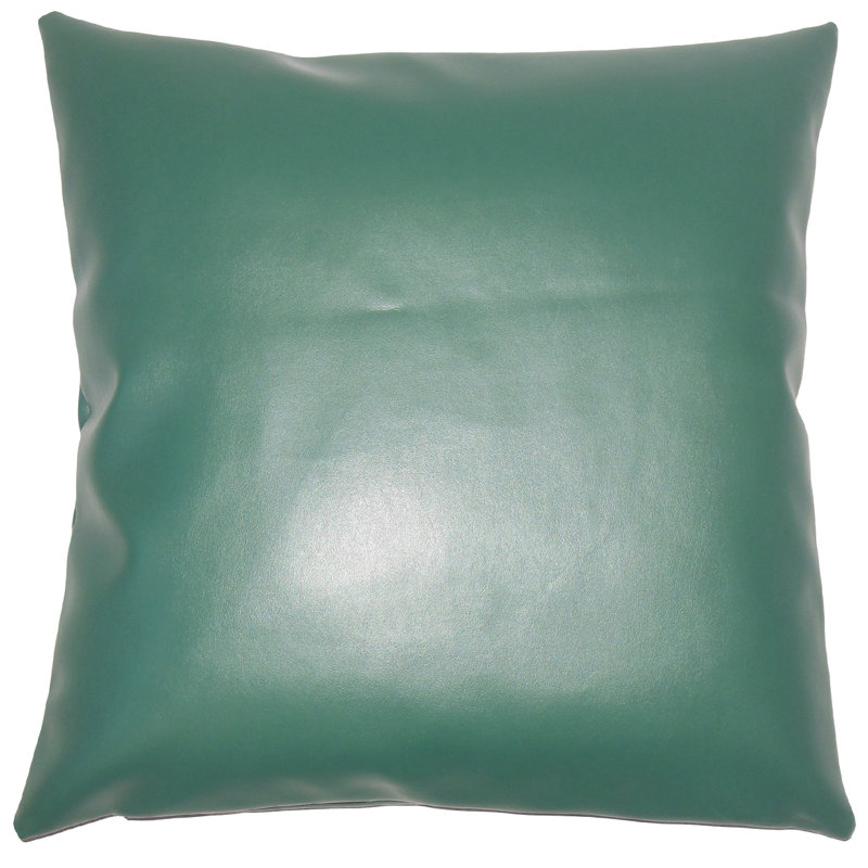 Bliss Leather/Suede Reversible Throw Pillow