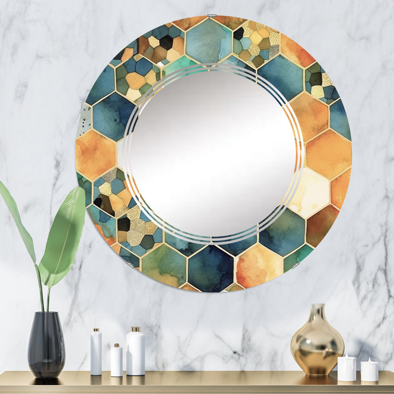 Miroir mural Drongen, 32 po x 32 po
