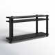 Hepburn 3 Shelf Wood Console Table