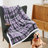 Cable Knit Throw Blanket-2143506599