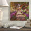 Art mural sur toile tendue - art mural Claude Monet «A Pathway In Monet's Garden» pour le salon, la chambre à coucher ou le bureau - 16 x 16-2000605604-2000605605