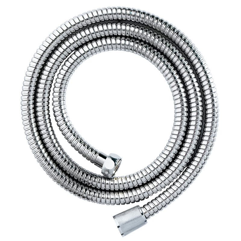 Double Spiral Shower Hose 1.5M X 8Mm Chrome