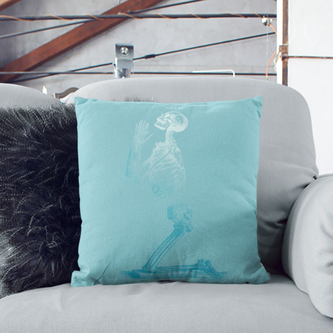 Teal the Last Prayer Scatter Cushion