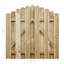 Haggerton 100cm H x 100cm W Green Wood Gate