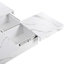 39.4'' Square Coffee Table, Marble Veneer, White, Sliding Top & Multipurpose Storage Design White 39.4'', Box